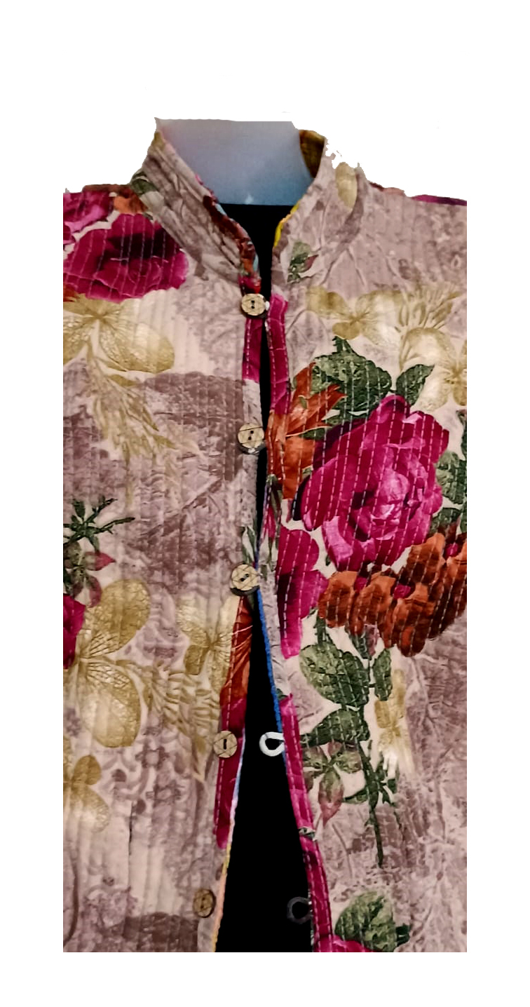 Half Sleeve Baul Jacket - Image 8