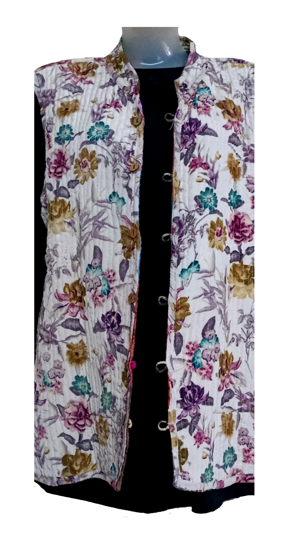Half Sleeve Baul Jacket - Image 9