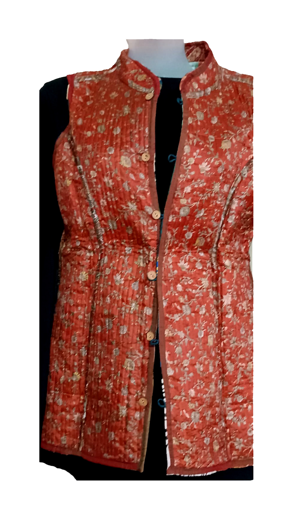 Half Sleeve Baul Jacket - Image 9