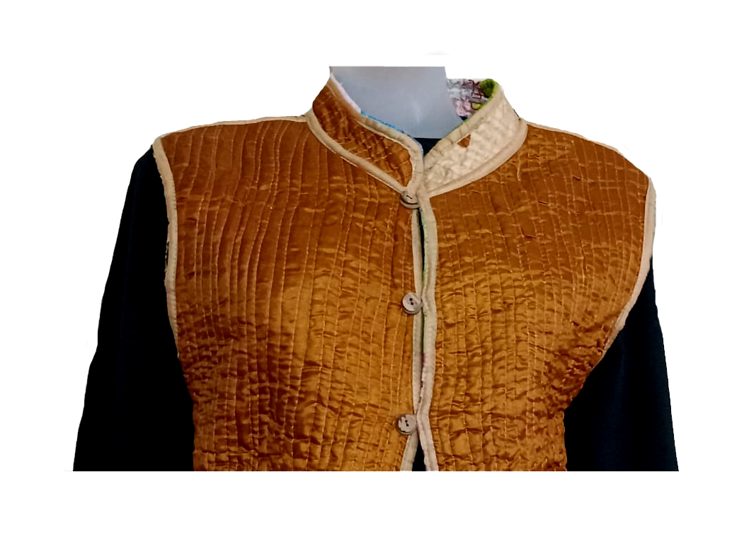 Half Sleeve Baul Jacket - Image 9