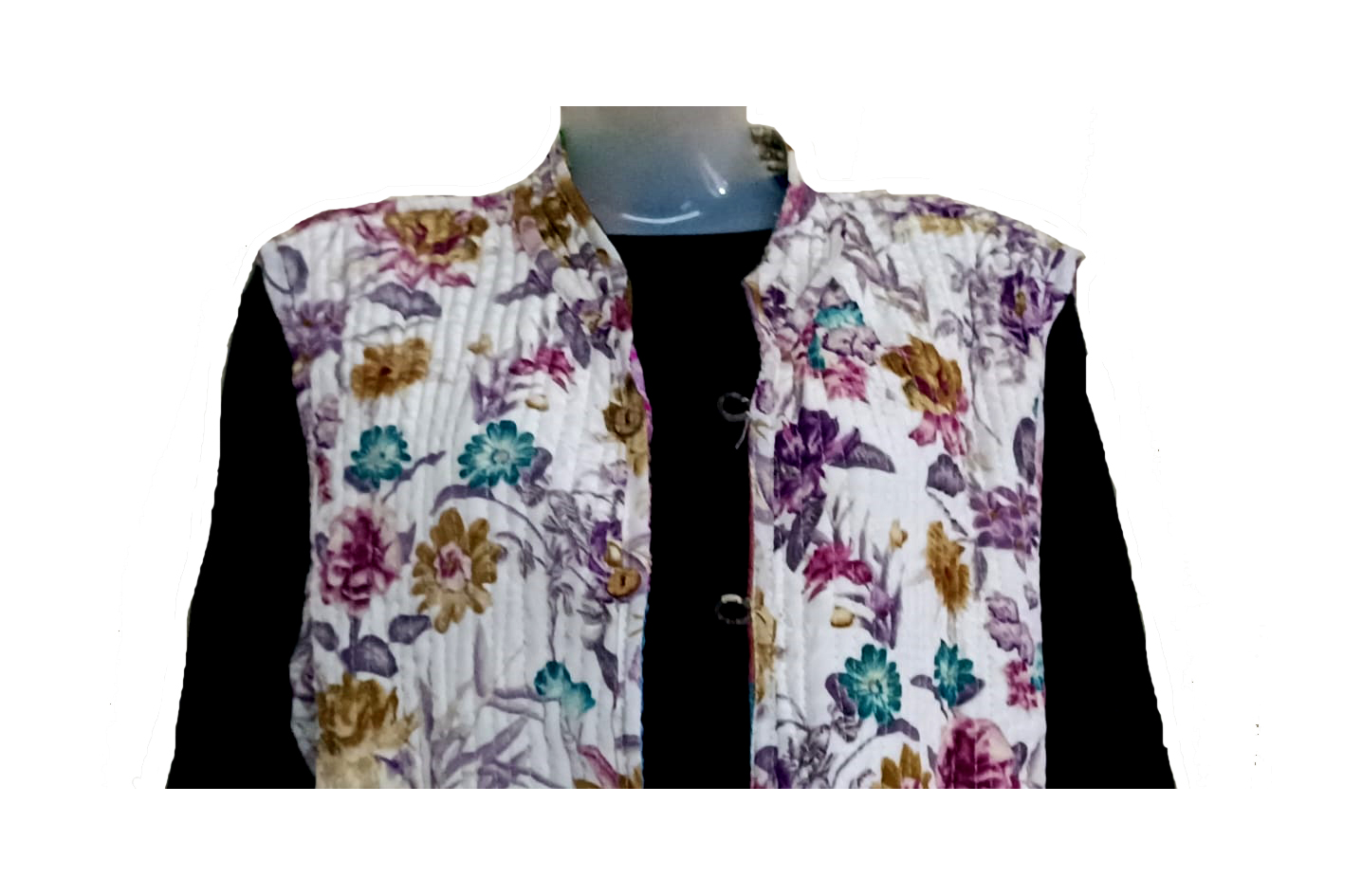 Half Sleeve Baul Jacket - Image 10