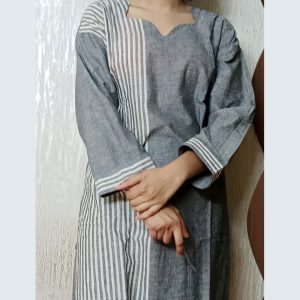 Ladies Stripe Punjabi