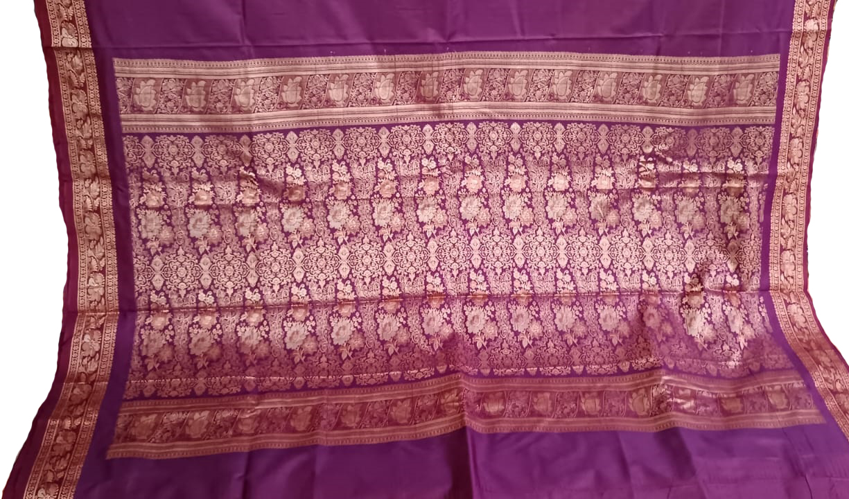 Wall Kalam Replica Silk Saree - Image 2