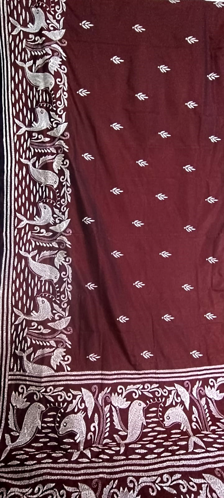 Silk Fabric Saree - Image 3