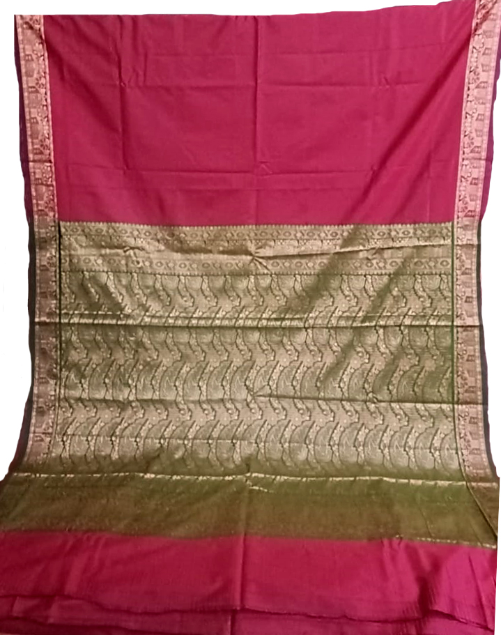 Wall Kalam Replica Silk Saree - Image 4