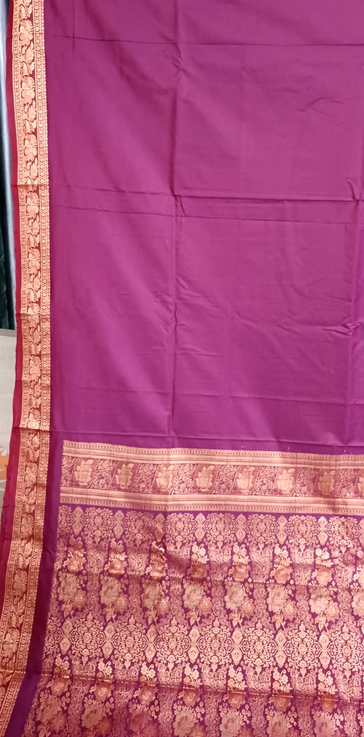 Wall Kalam Replica Silk Saree - Image 4