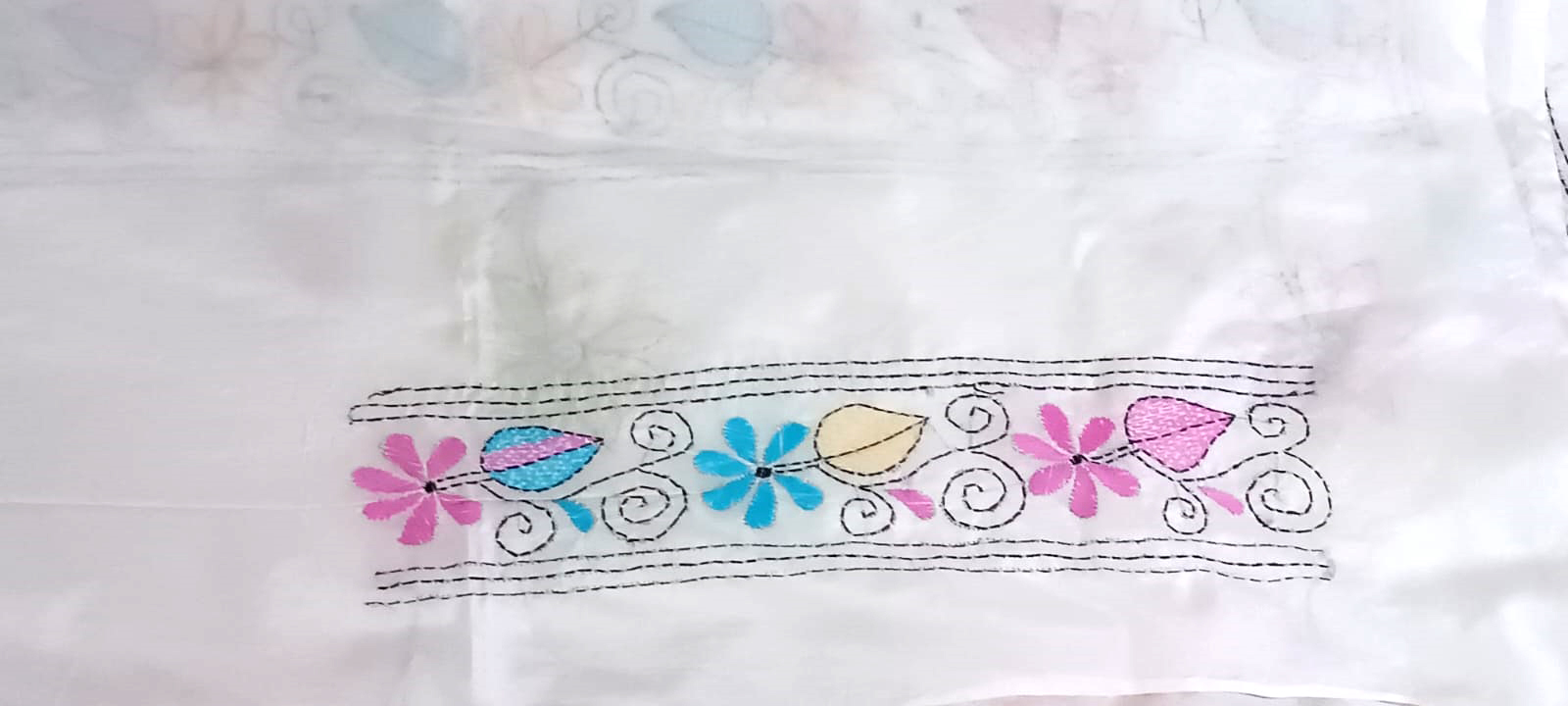 Silk Fabric Saree - Image 6