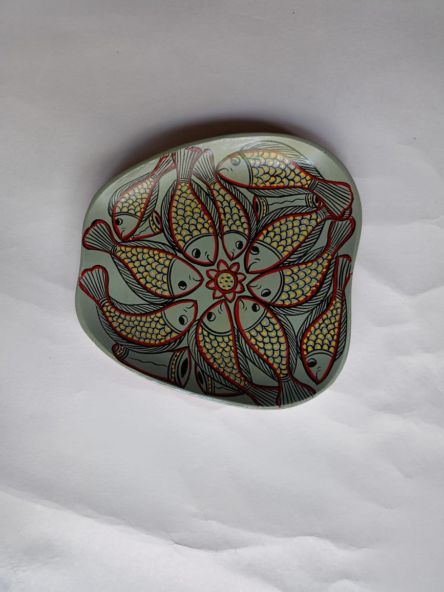 Hand Painted Wooden Tray - Image 4