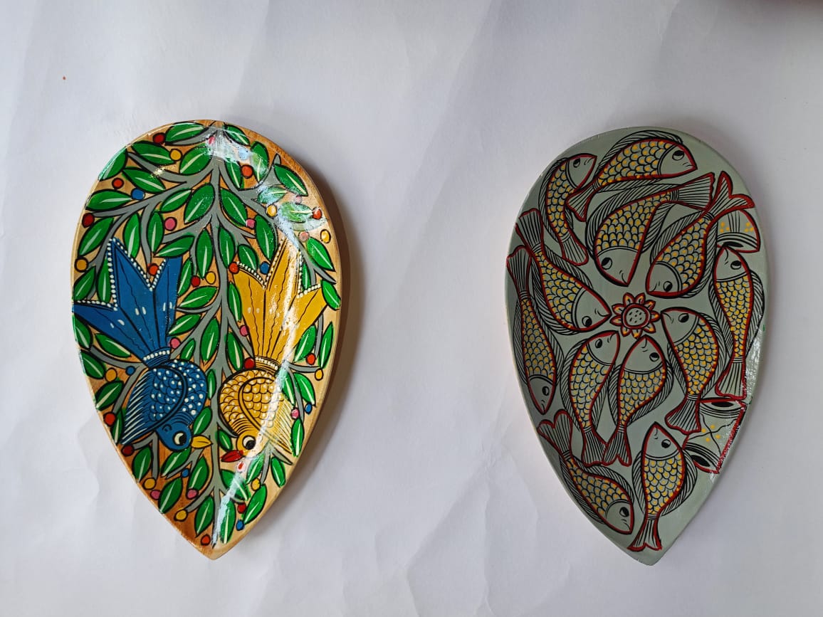 Hand Painted Wooden Tray