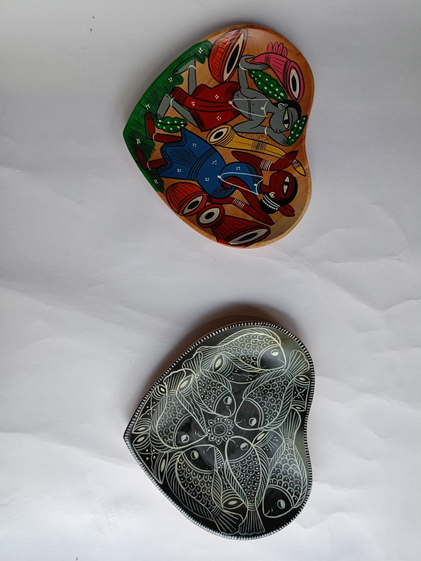 Hand Painted Wooden Tray - Image 8