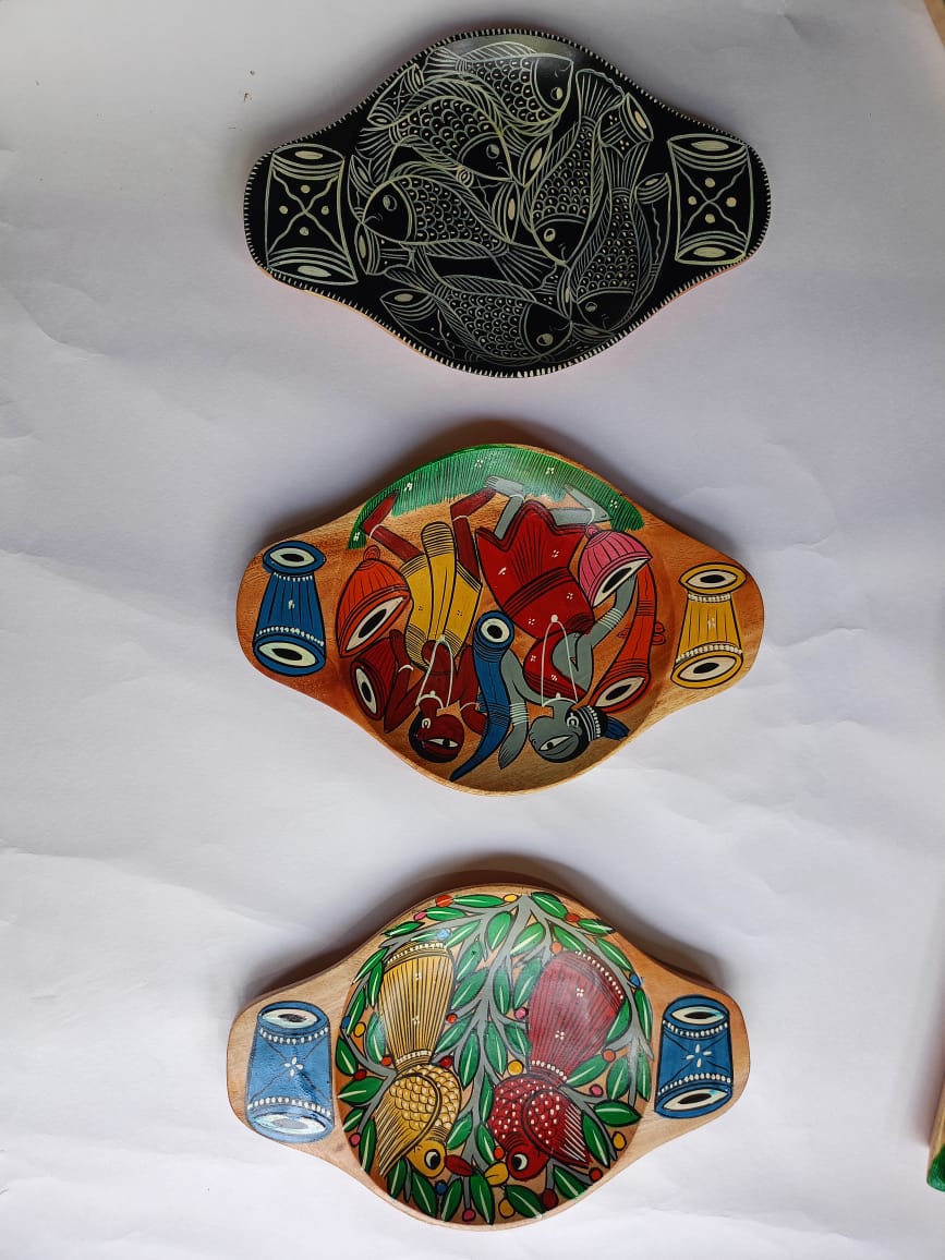 Hand Painted Wooden Tray - Image 9