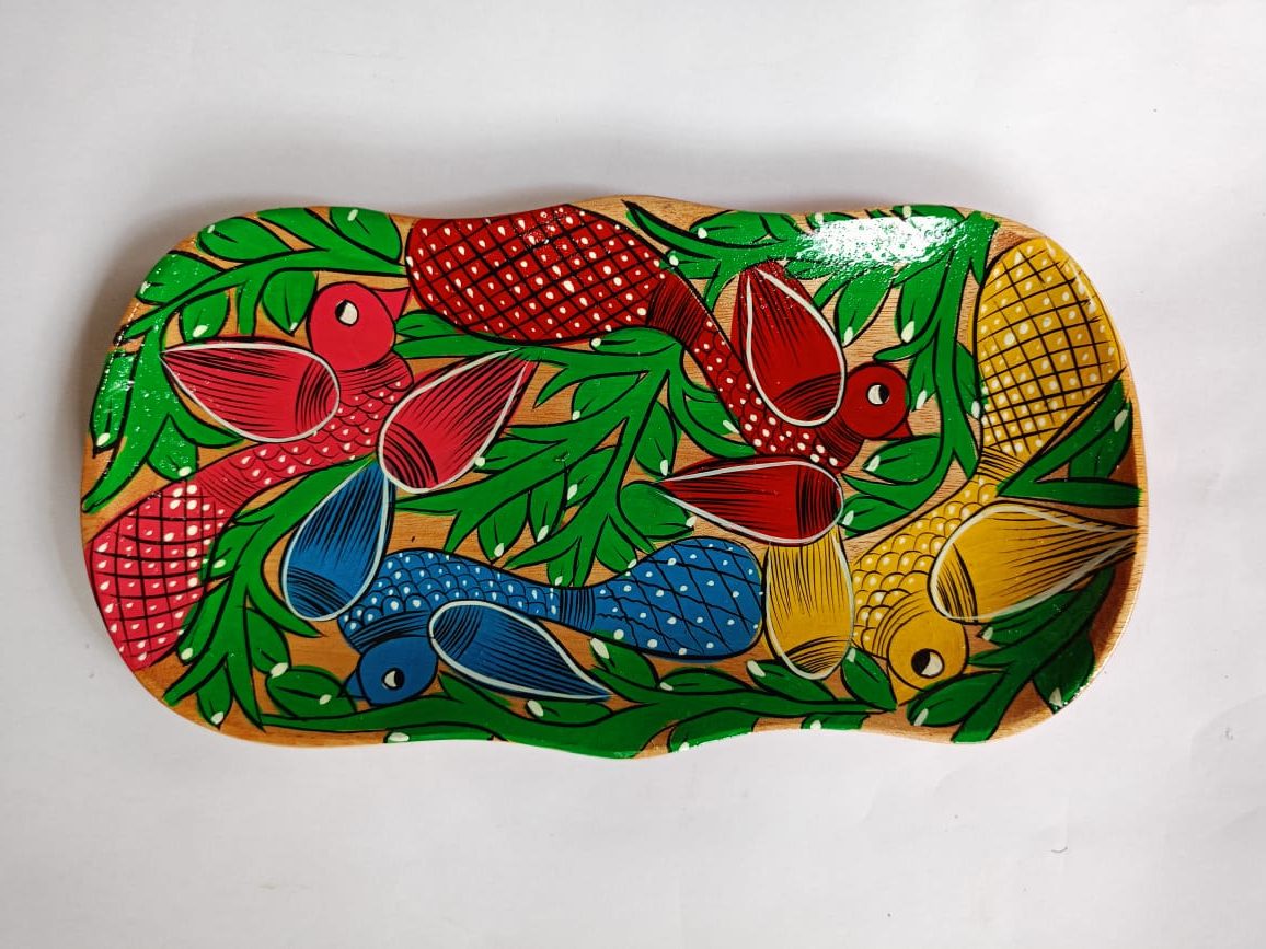 Hand Painted Wooden Tray - Image 10