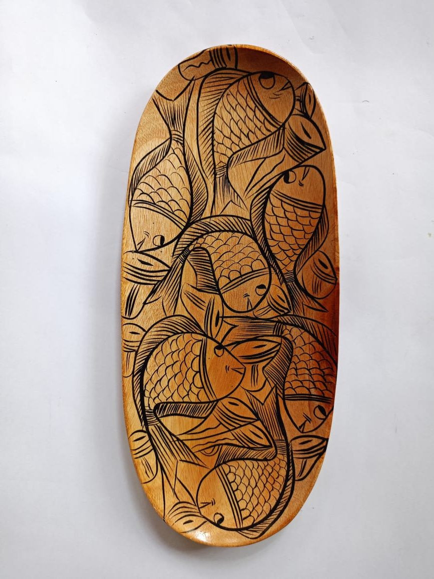 Hand Painted Wooden Tray - Image 13