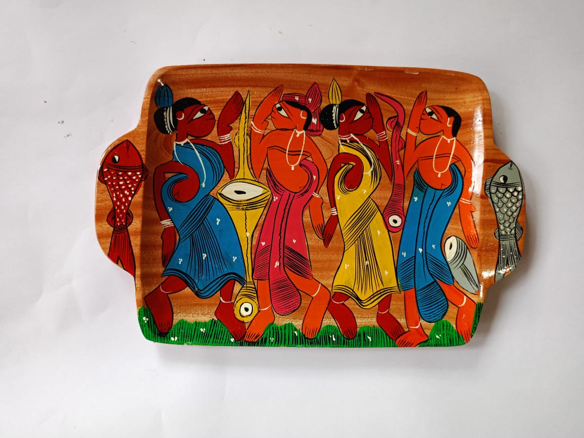 Hand Painted Wooden Tray - Image 14