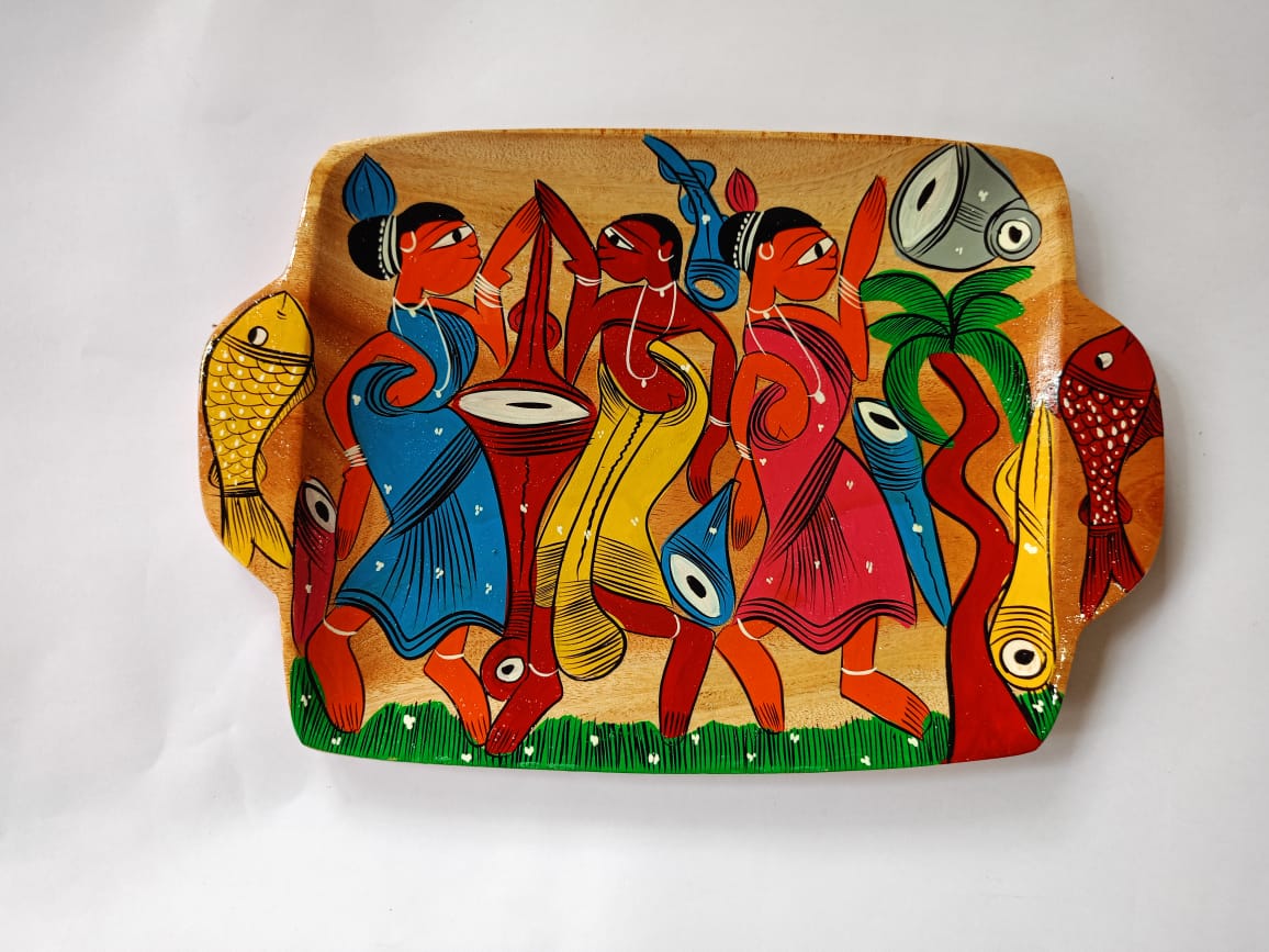 Hand Painted Wooden Tray - Image 15