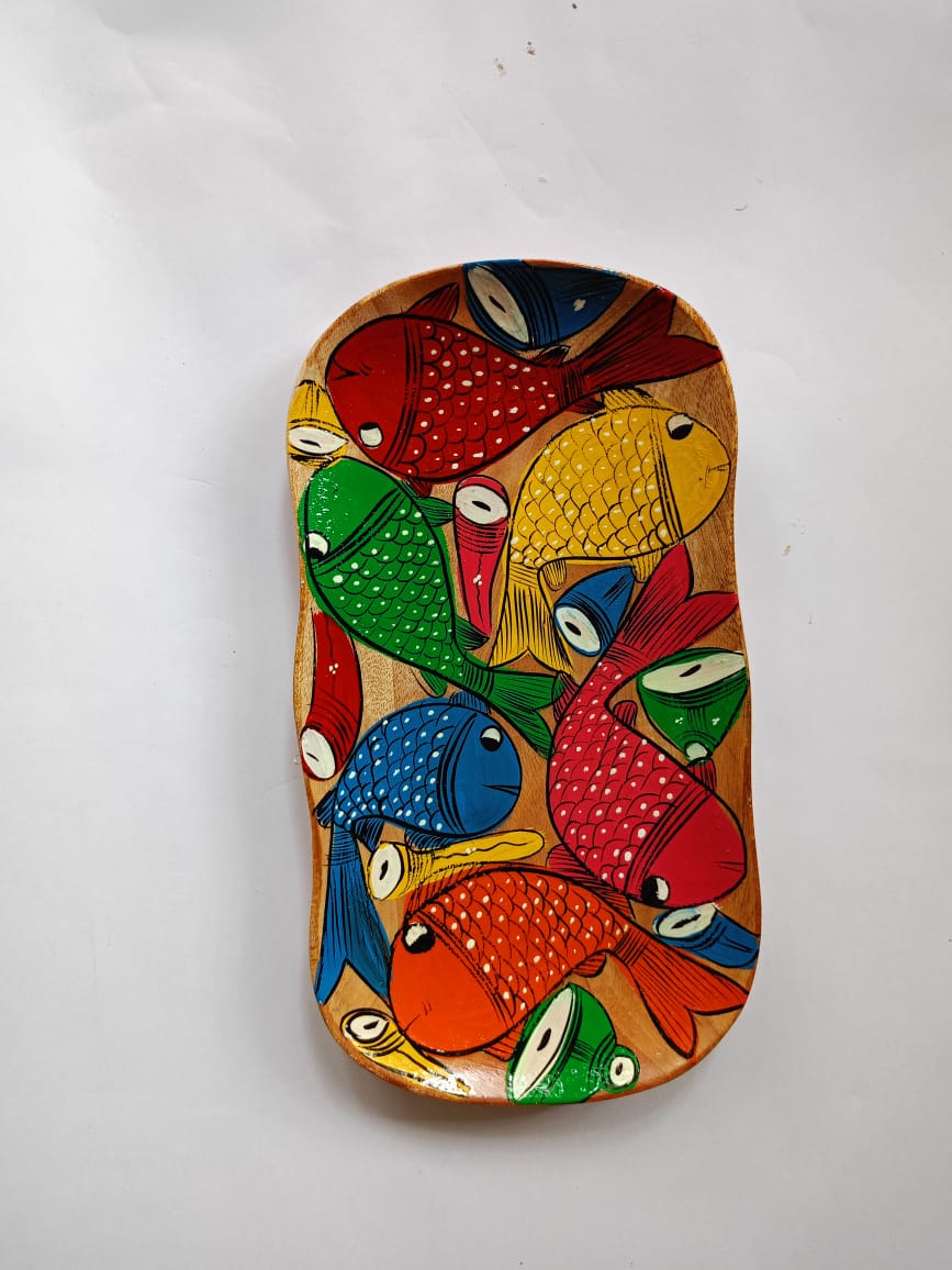 Hand Painted Wooden Tray - Image 16