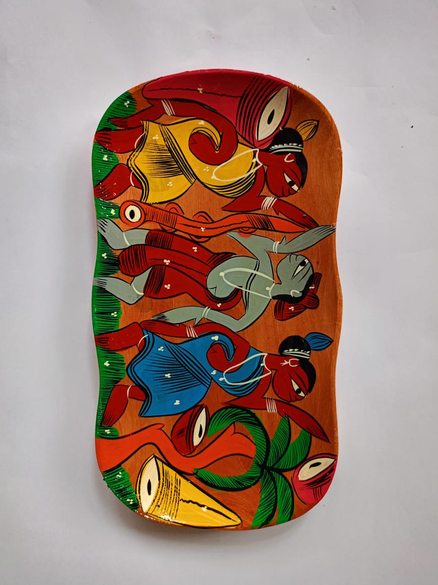 Hand Painted Wooden Tray - Image 17