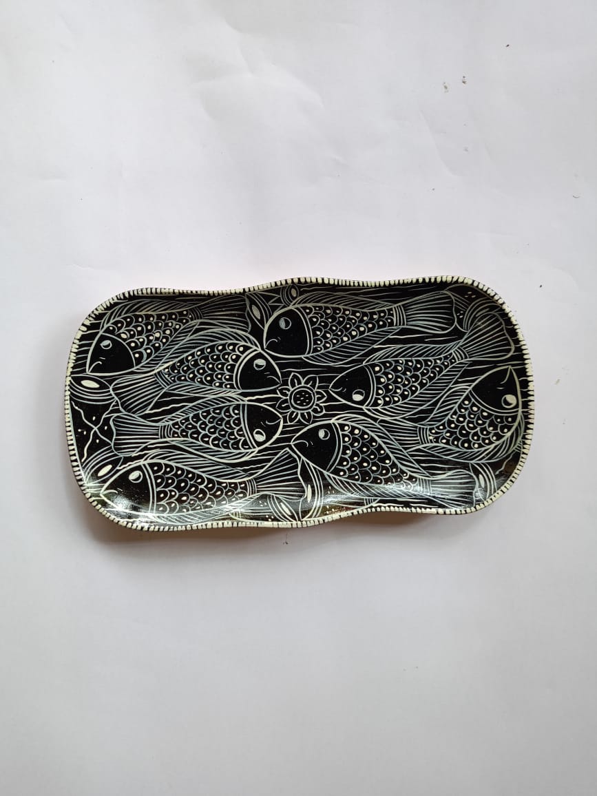 Hand Painted Wooden Tray - Image 18