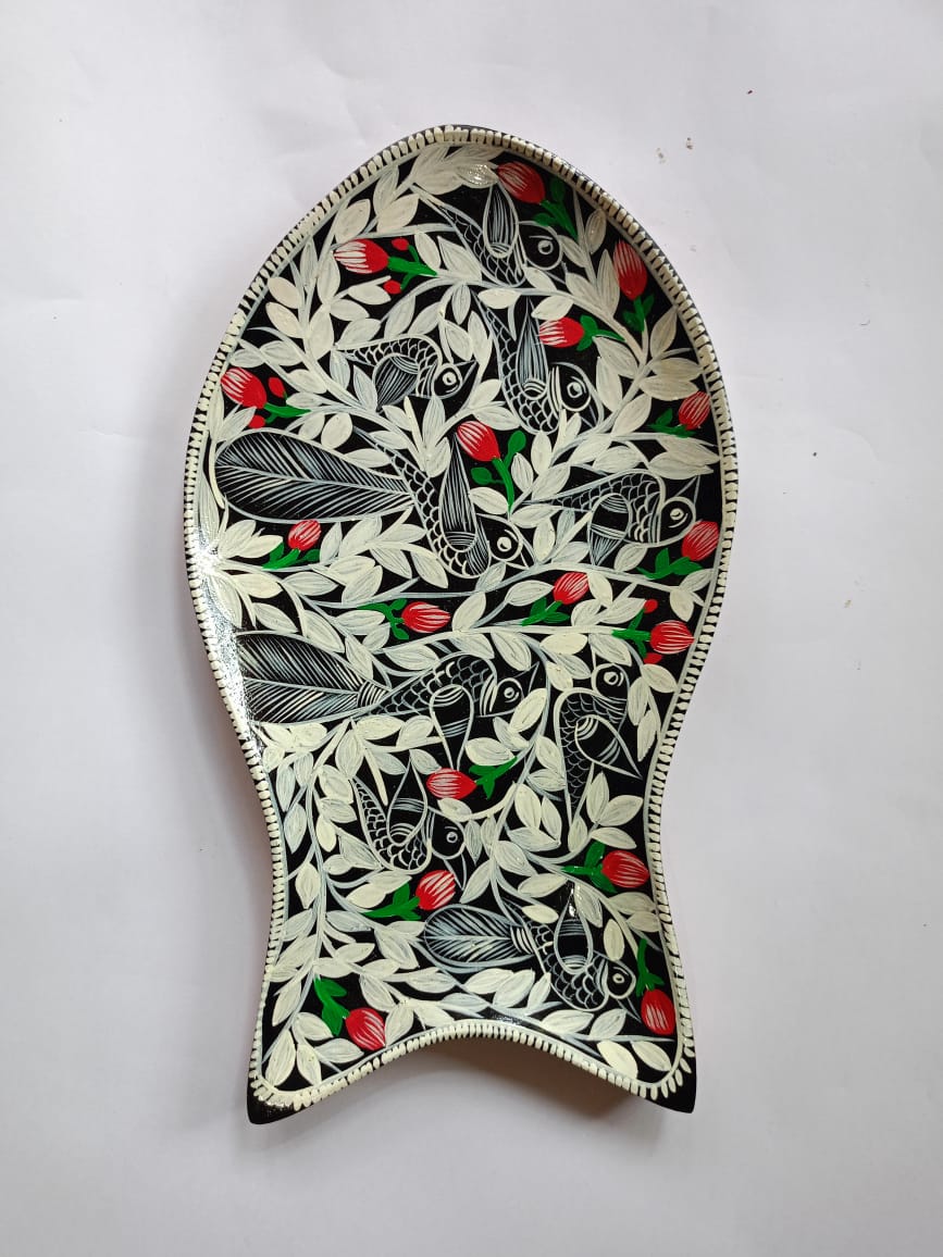 Hand Painted Wooden Tray - Image 19