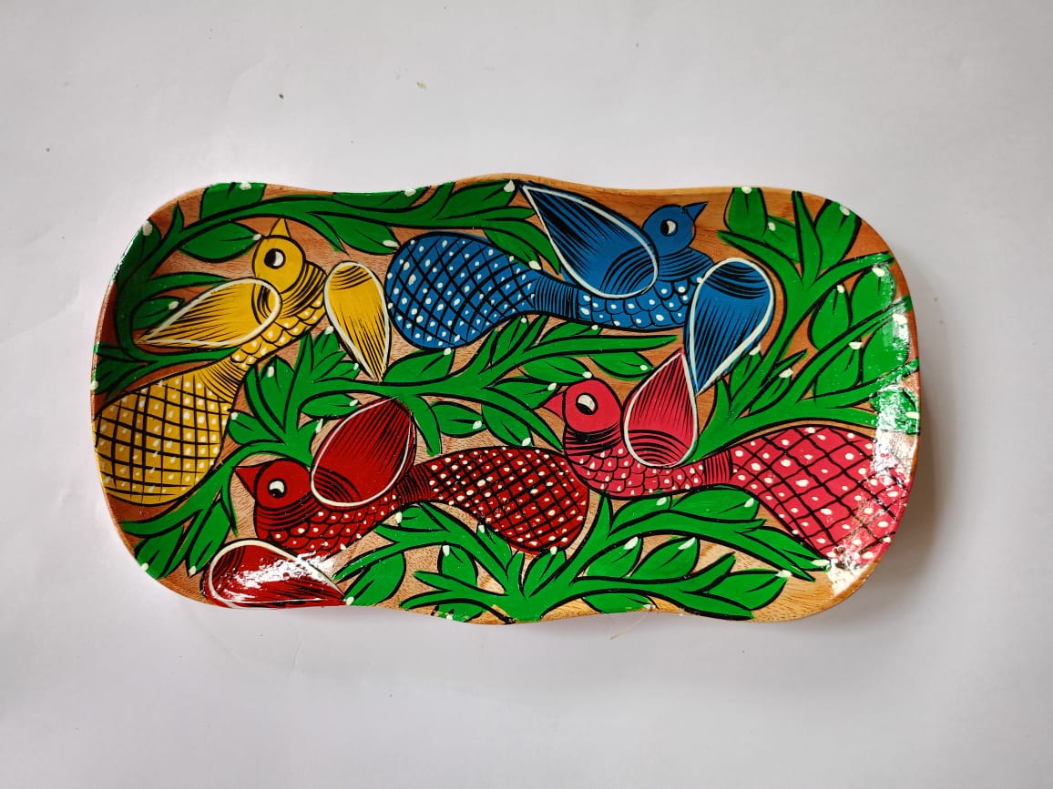 Hand Painted Wooden Tray - Image 23
