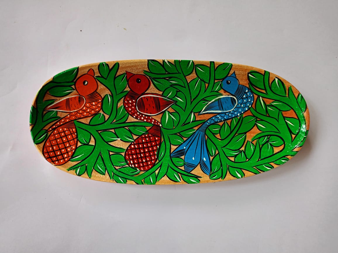 Hand Painted Wooden Tray - Image 25