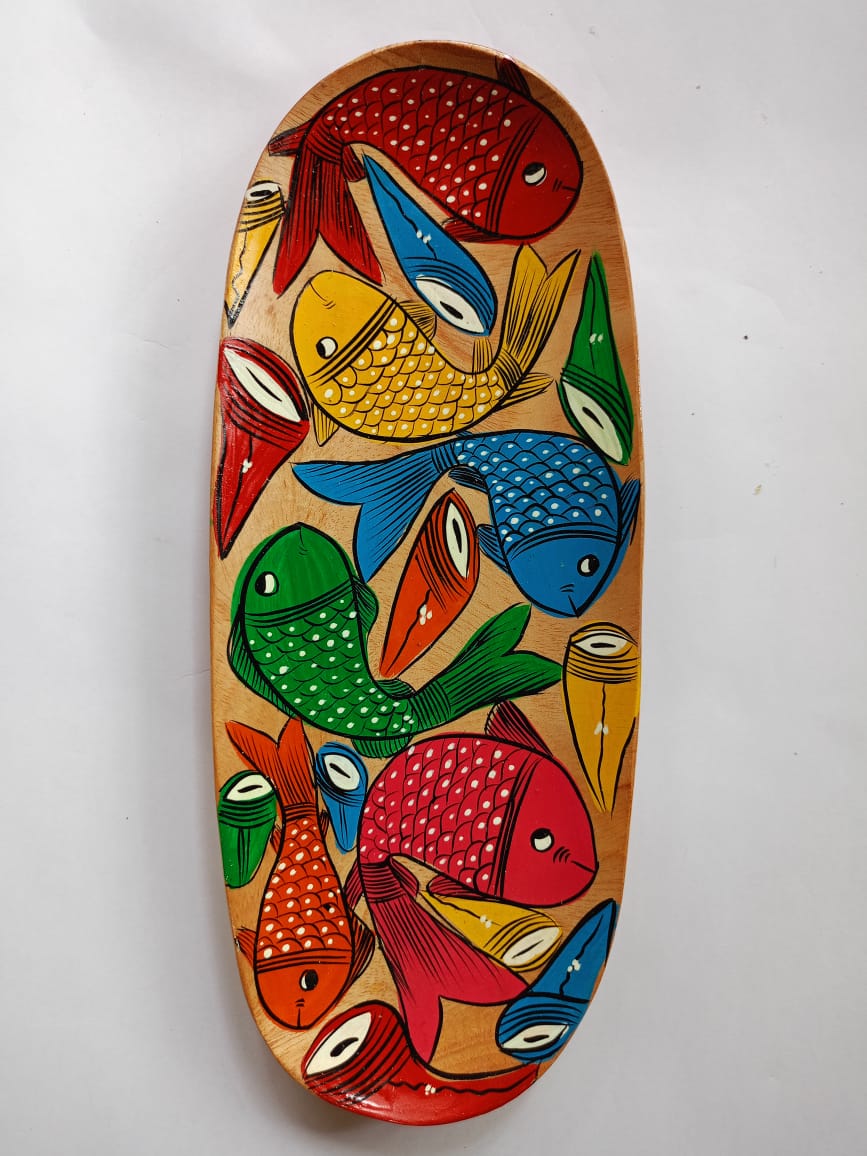 Hand Painted Wooden Tray - Image 26