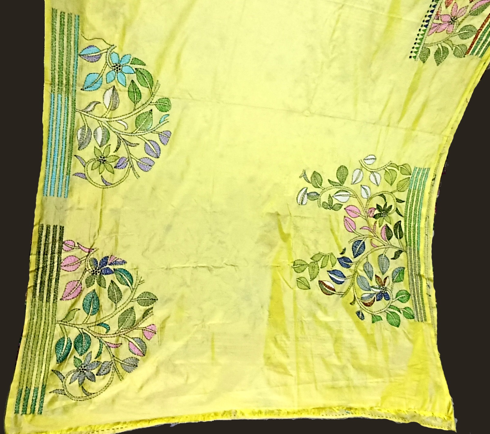 Silk Fabric Saree - Image 7