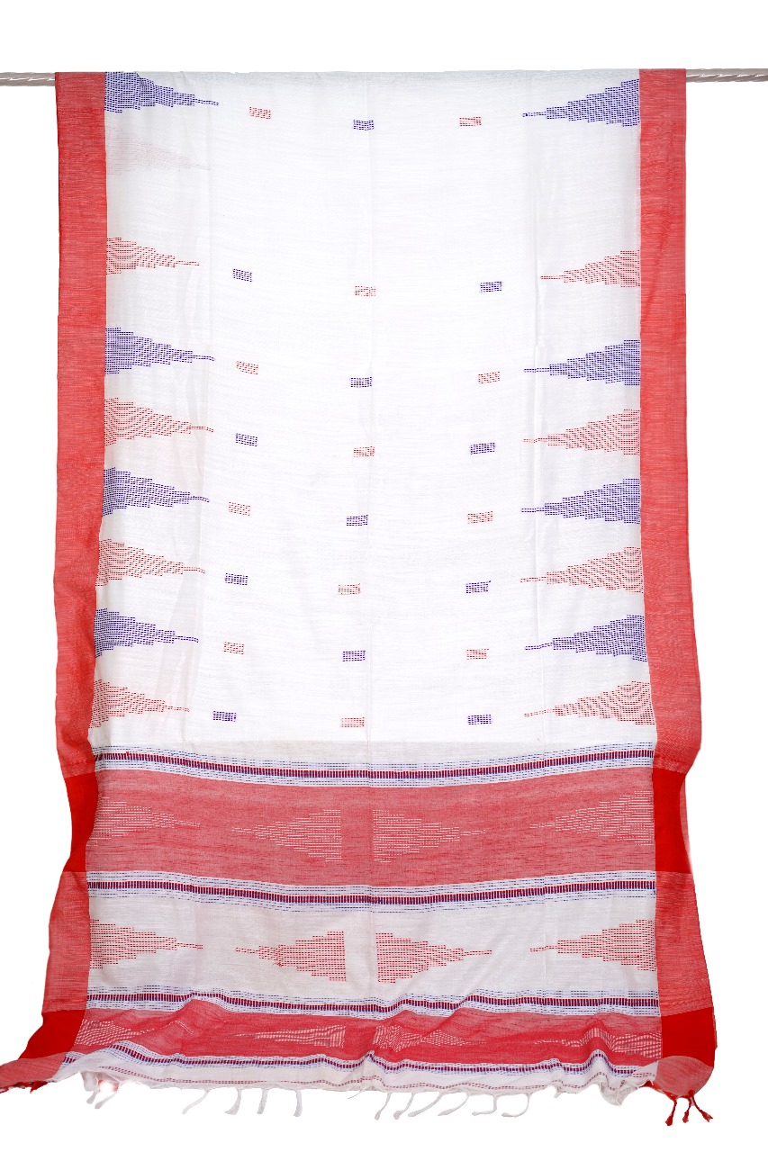 Handloom Kantha Stitch Saree