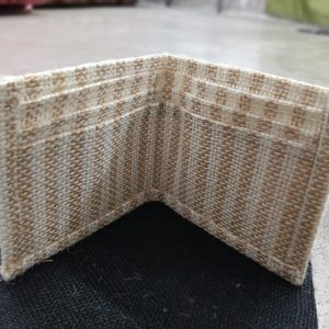 Jute pocket wallet
